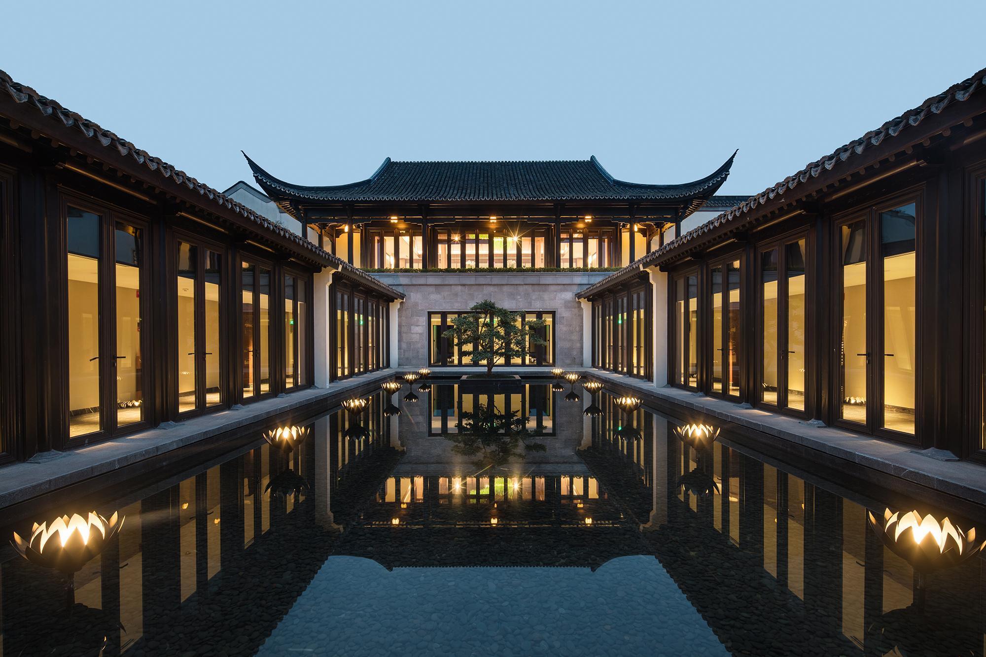 Hotel Banyan Tree Anji Huzhou Exterior foto